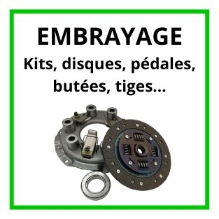 embrayage microtracteur kubota iseki yanmar