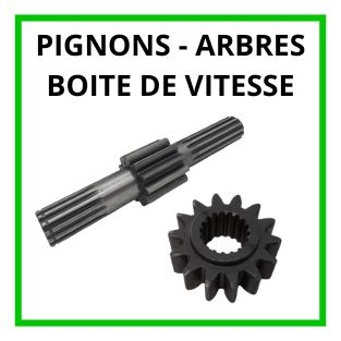 pignon arbre boite de vitesse microtracteur kubota yanmar iseki
