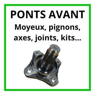 pont avant microtracteur iseki kubota yanmar