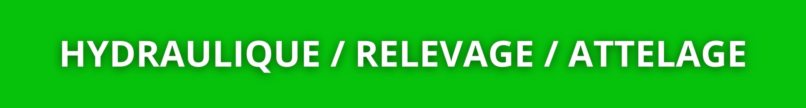 Système hydraulique, relevage et attelage