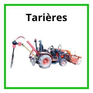 Tarrières pour microtracteur
