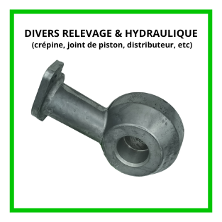 Pièces pour système relevage et hydraulique microtracteur