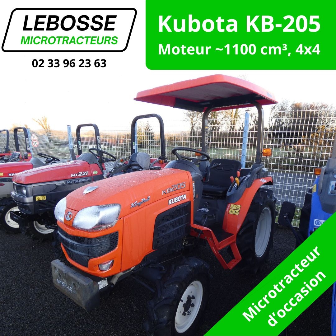 Kubota KB205 canopy d'occasion