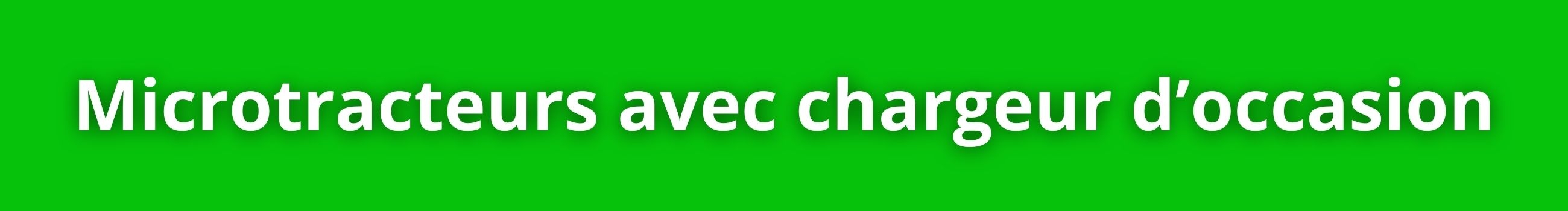 microtracteur chargeur occasion Flers