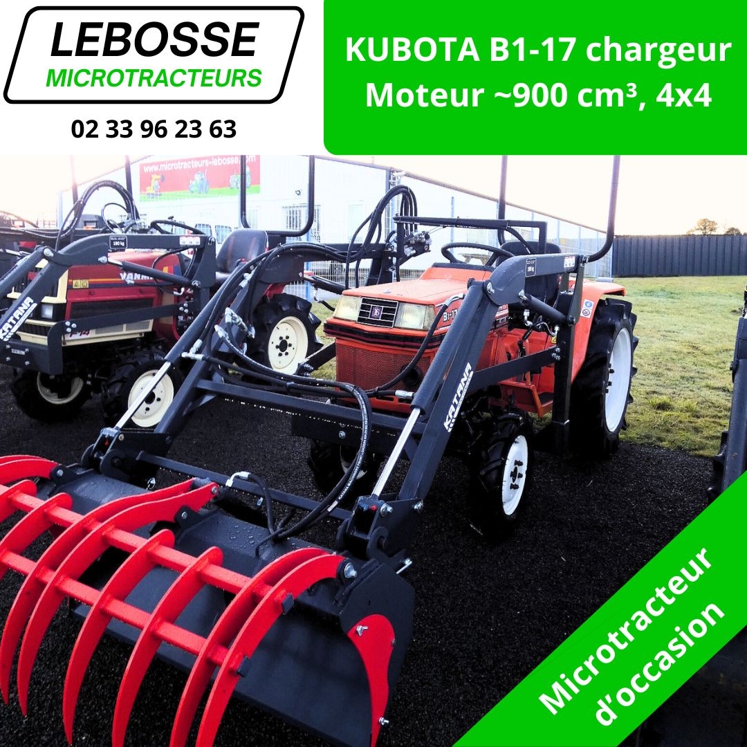 Kubota B1-17 chargeur occasion