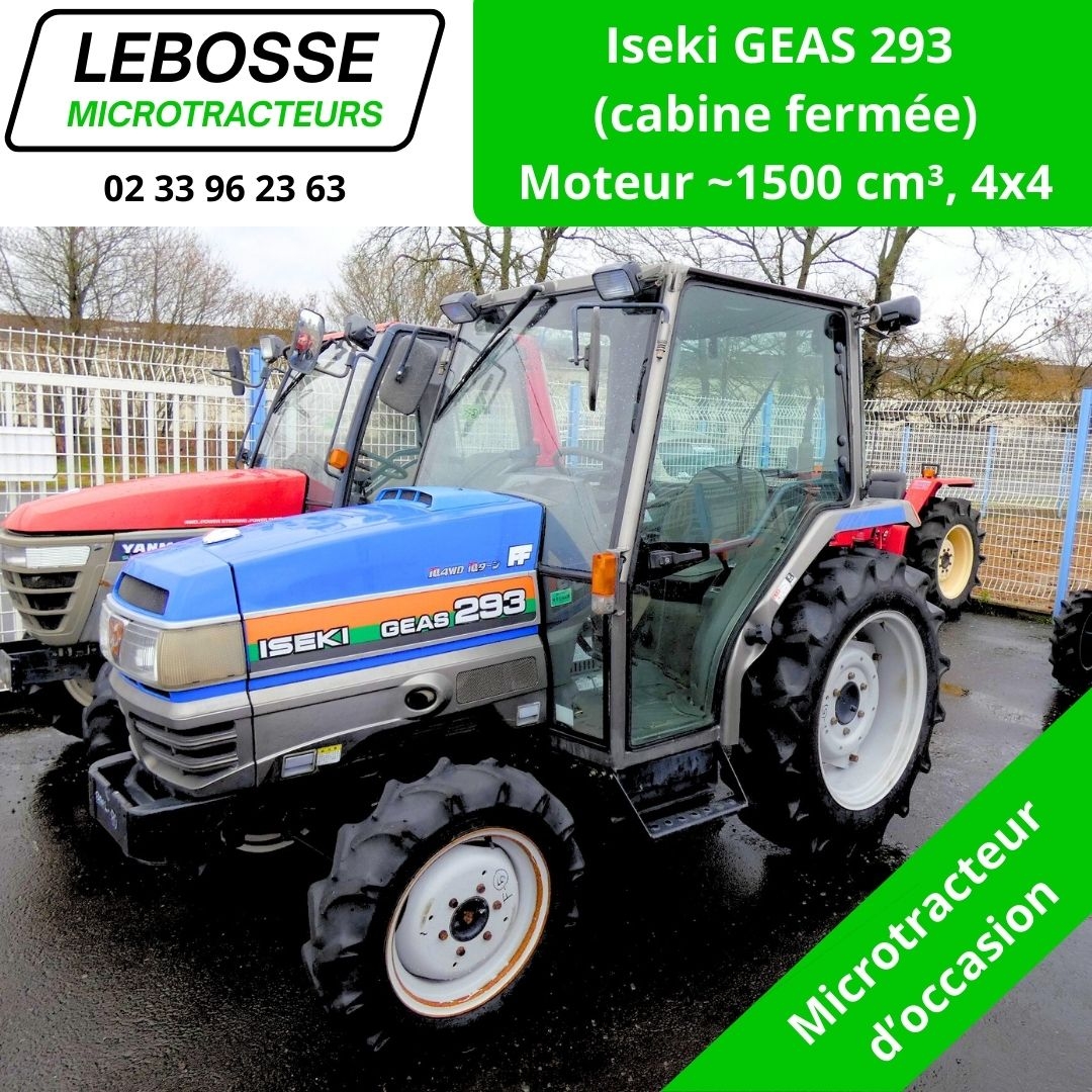 ISEKI GEAS 293 cabine occasion