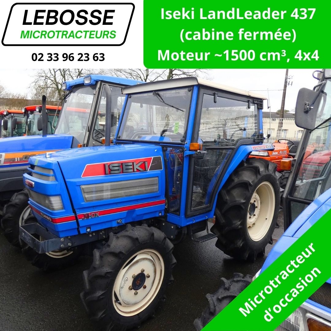 Iseki LandLeader 437 cabine occasion