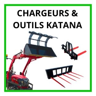 katana chargeur pas cher pour microtracteur KUBOTA YANMAR ISEKI