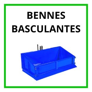 benne basculante pour microtracteur